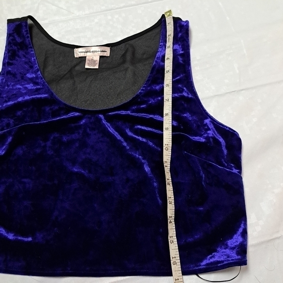 BAND of Gypsies Velvet Crop Top - Picture 10 of 10